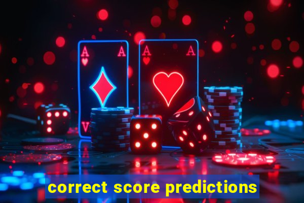 correct score predictions