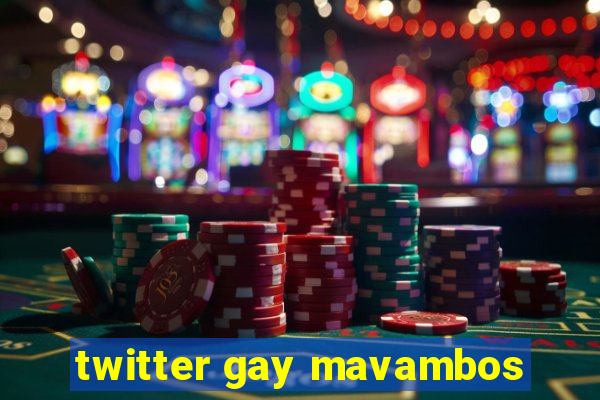twitter gay mavambos