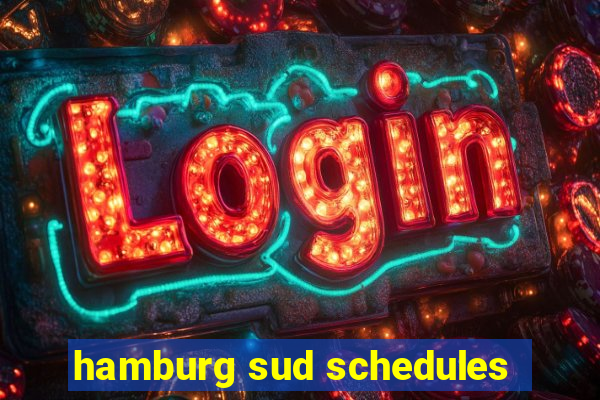 hamburg sud schedules