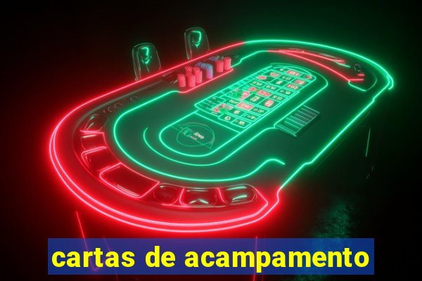 cartas de acampamento