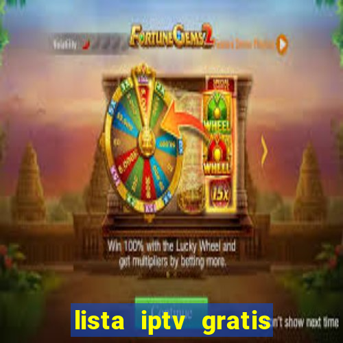 lista iptv gratis futebol ao vivo