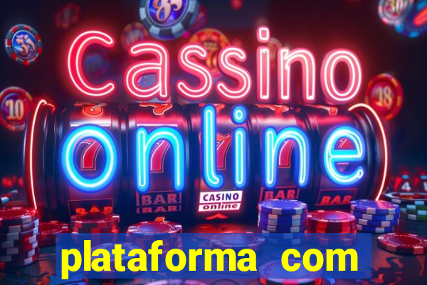 plataforma com chuva de dinheiro