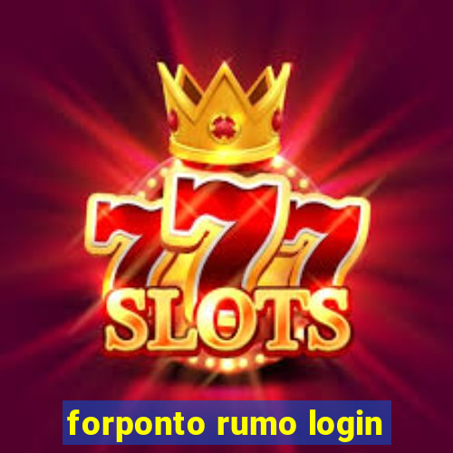 forponto rumo login