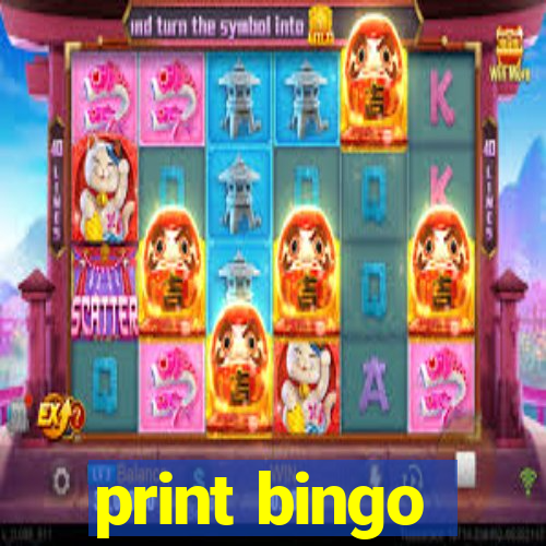 print bingo