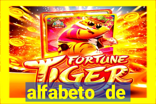 alfabeto de caligrafia bonita