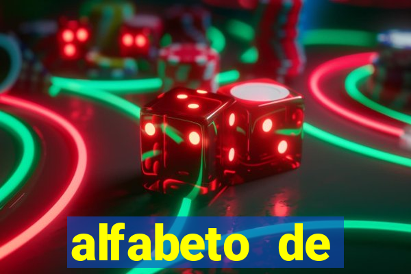 alfabeto de caligrafia bonita