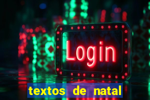textos de natal para leitura