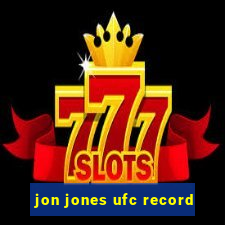 jon jones ufc record