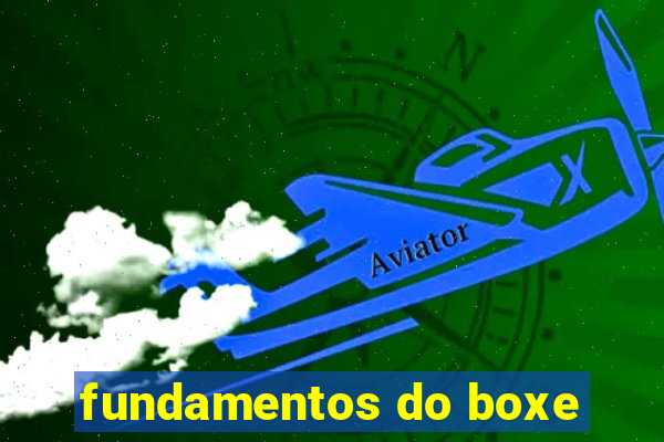 fundamentos do boxe