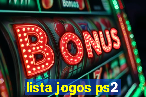 lista jogos ps2