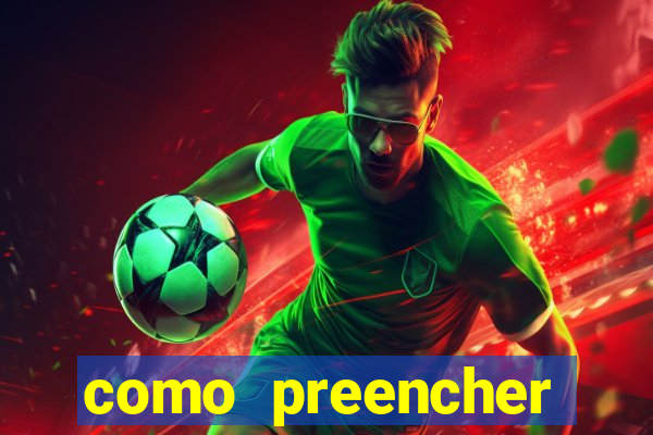 como preencher recibo de pagamento