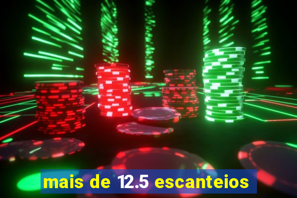 mais de 12.5 escanteios