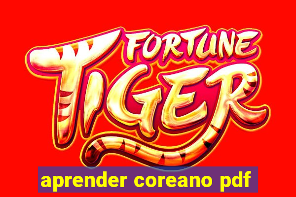 aprender coreano pdf