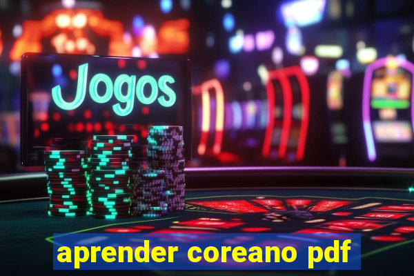 aprender coreano pdf