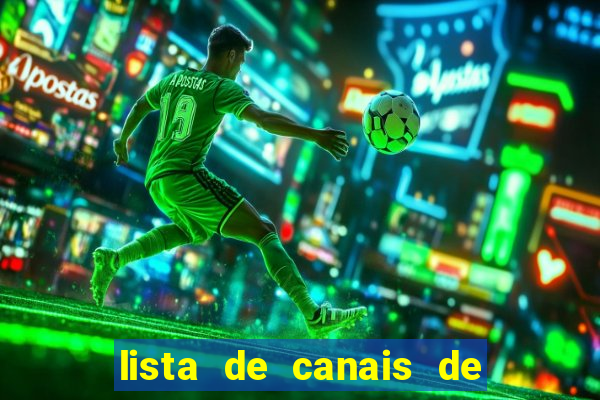 lista de canais de esporte iptv