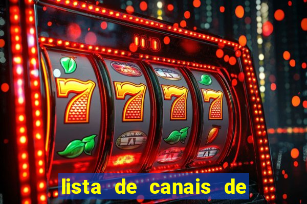 lista de canais de esporte iptv