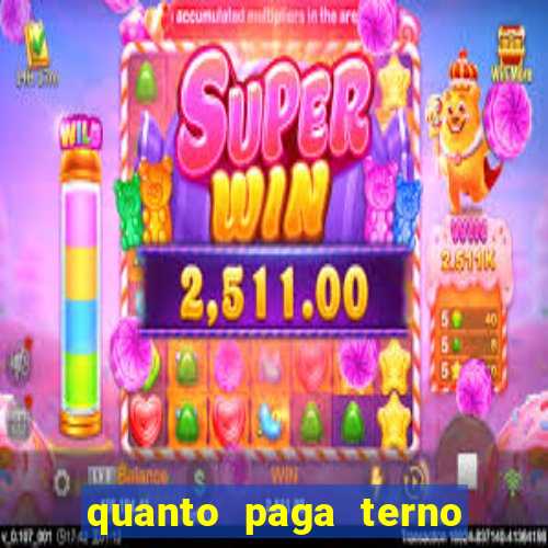 quanto paga terno da loteria federal