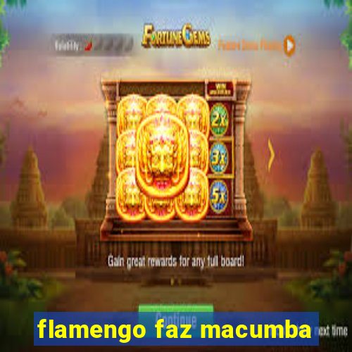 flamengo faz macumba