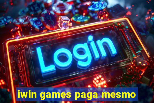 iwin games paga mesmo