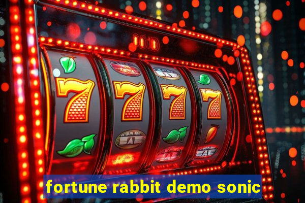 fortune rabbit demo sonic