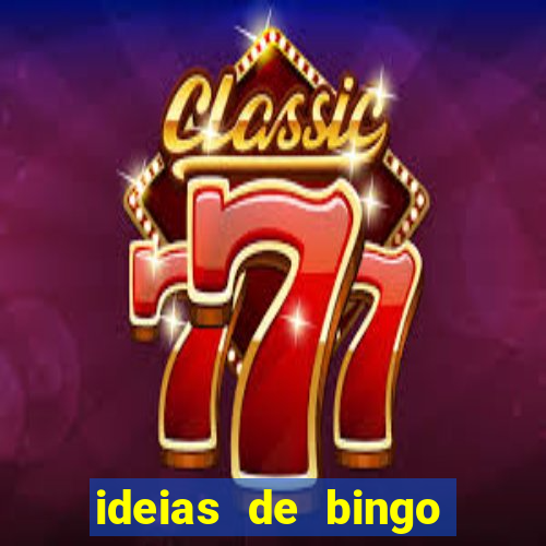 ideias de bingo para o natal