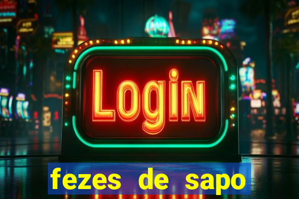 fezes de sapo transmite doença para humanos