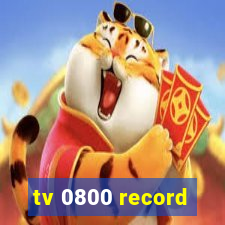 tv 0800 record