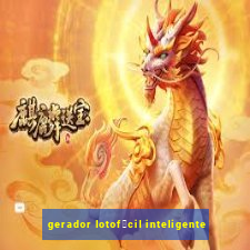 gerador lotof谩cil inteligente