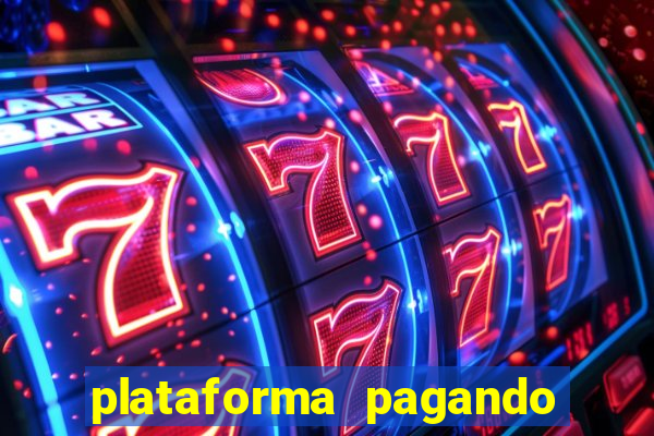 plataforma pagando muito fortune tiger