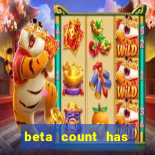 beta count has changed pt br