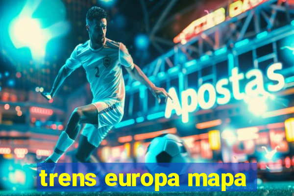 trens europa mapa