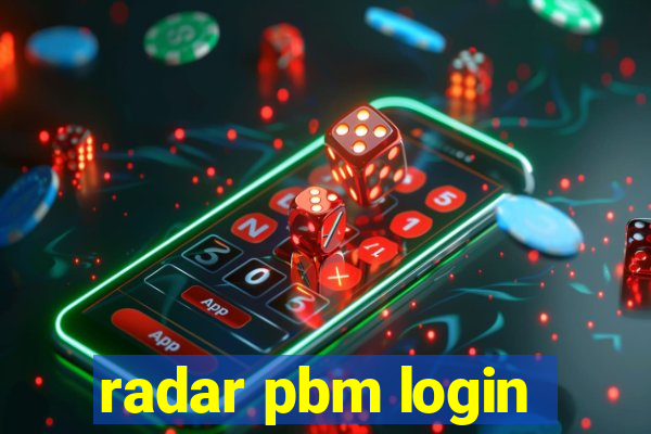 radar pbm login