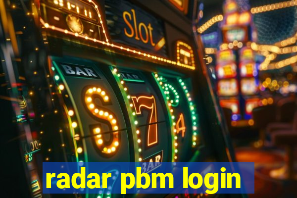 radar pbm login