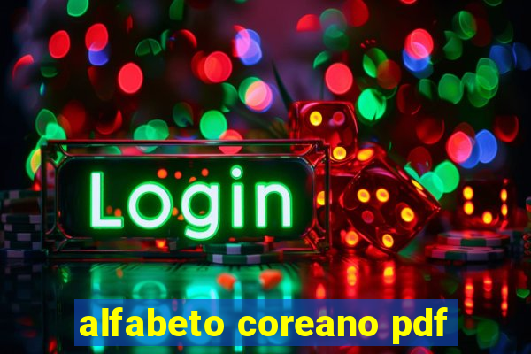 alfabeto coreano pdf