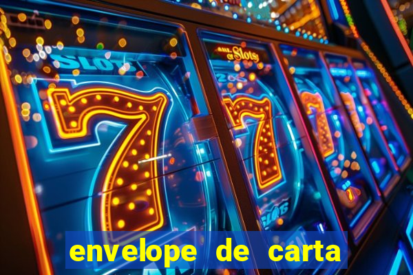 envelope de carta para imprimir