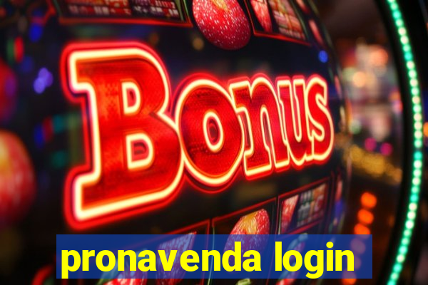 pronavenda login
