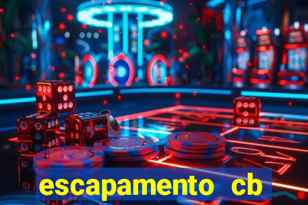 escapamento cb twister 250
