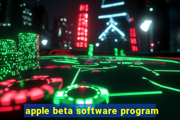 apple beta software program
