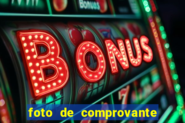 foto de comprovante de pix falso