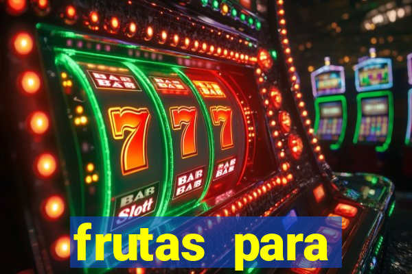 frutas para imprimir e recortar