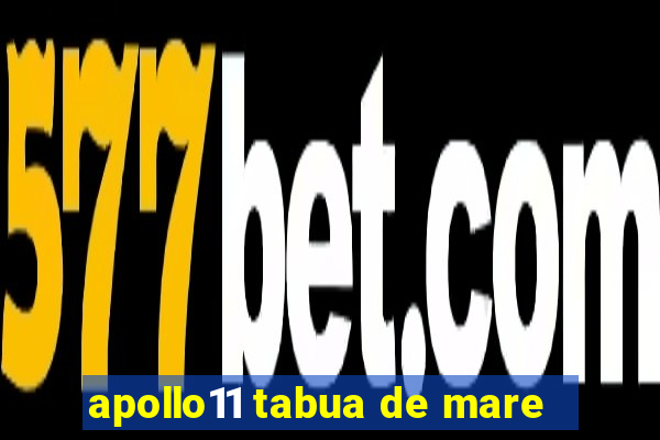 apollo11 tabua de mare