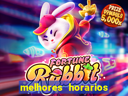 melhores horarios pagantes fortune tiger