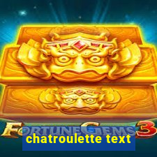 chatroulette text