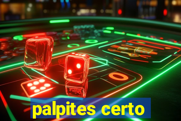 palpites certo