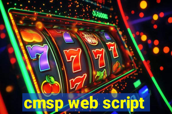 cmsp web script