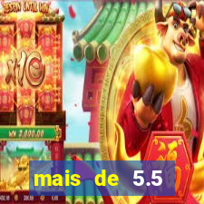 mais de 5.5 escanteios o que significa