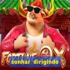 sonhar dirigindo carro jogo do bicho