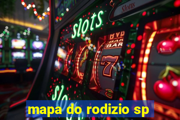 mapa do rodizio sp