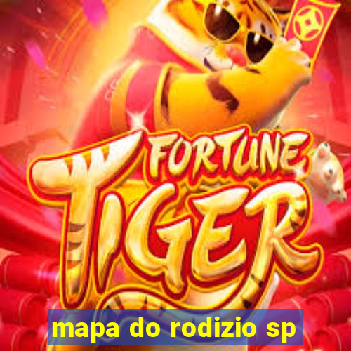 mapa do rodizio sp