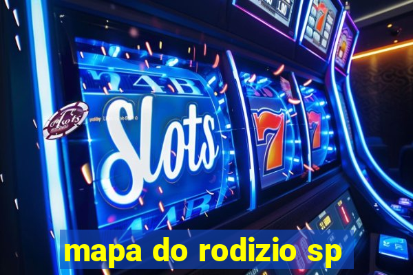 mapa do rodizio sp